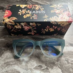 NIB Caddis Miklos 1.00 Brackish Readers Eyeglasses